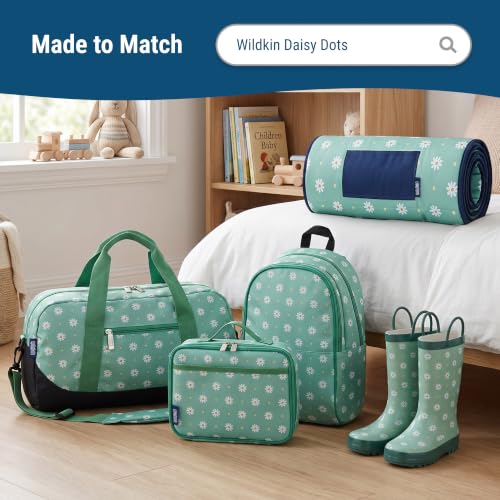 Insulated Lunch Box for Kids (9.75 x 7 x 3.25 inches / Daisy)