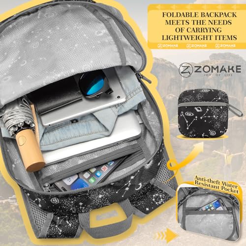 Lightweight Packable Backpack (20L / D-starry Pattern)