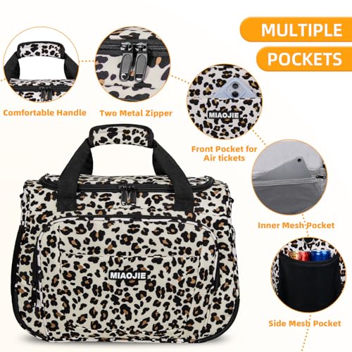 Underseat Carry On Luggage Bag (Leopard / 16IN)