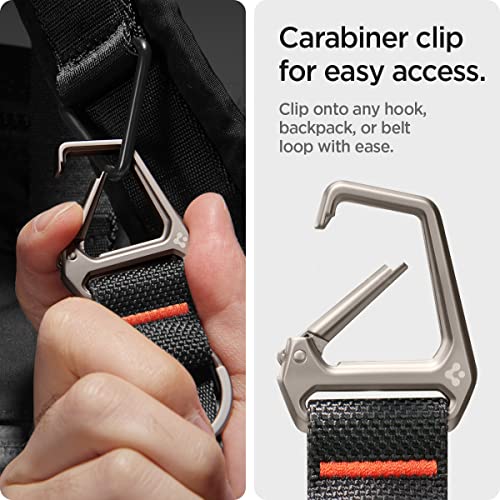 Life Carabiner Lanyard Keychain Strap (One Size / Black Carabiner)