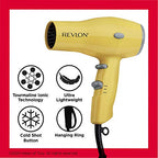 Compact Ionic Travel Hair Dryer (Yellow)