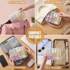 20 Pack Travel Bottles Set for Toiletries (multi-color B)