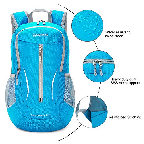 Lightweight Packable Backpack 25L (25L / Light Blue)