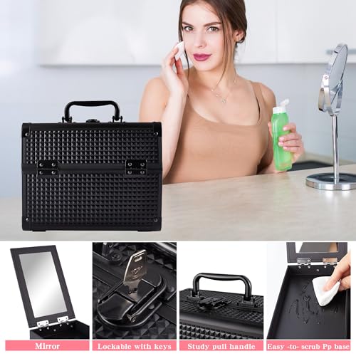 Makeup Train Case (Black)