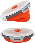 Ecomorning 3Piece Round Collapsible Lunch Container Silicone Food Storage - Image 6