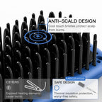Ceramic Ionic Hair Straightener Brush (Gentian Blue)