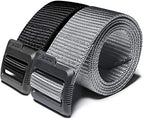 Tactical Belt (2pack Dura Nylon Black/Grey / Large)