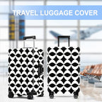Geometric Luggage Cover Washable Suitcase Protector Anti (Geometric / L(28-30inch suitcase))