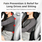 Lumbar Support Pillow for Car (Blackgray)