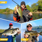 Fishing Rod and Reel Combos (Fishing rod+reel(No Lures&Line) / 2.10M / 6.89FT)