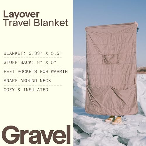 Layover Travel Blanket (Quartz)