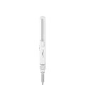 Conair Travel Flat Iron and Curler, 2-in-1 Tool, Portable Hair Straightener and Hair Curler in White by Travel Smart