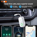 Bluetooth 5.4 Transmitter Receiver for 2 AirPods (White)