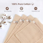 100% Cotton Mesh Laundry Bags (XXL+XL+L+M)