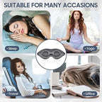 22mm Mulberry Silk Sleep Mask (Night Gray)