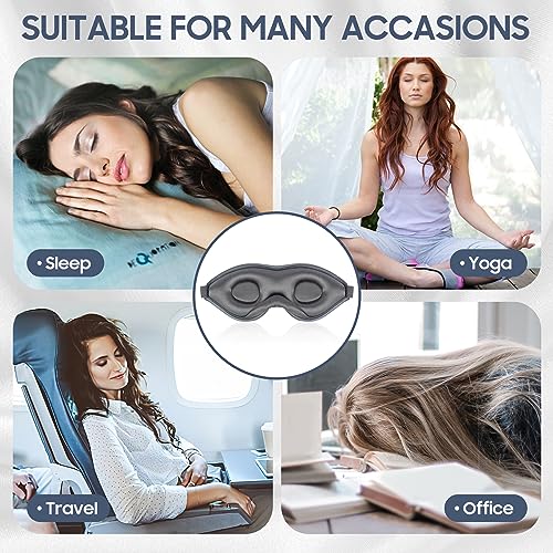 22mm Mulberry Silk Sleep Mask (Night Gray)