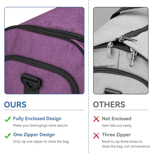 Large Garment Bag for Travel (Purple)