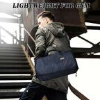 Gym Bags for Men & Expandable Canvas Duffle Bag (Blue 02 / Large-50L Duffle Bag)