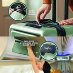 3 Piece Luggage Sets (3 Piece Set (20"/24") / Sage Green)