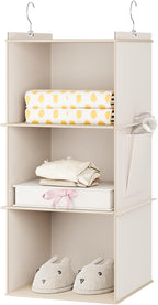 YOUDENOVA Hanging Closet Organizer, 3-Shelf Closet Hanging Storage Shelves by YOUDENOVA