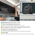 Rolling Backpack (17.3 inches / Grey)