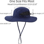 Connectyle Women's UPF 50+ Sun Hat UV Protection Wide Brim Bucket Hat Summer - Image 3