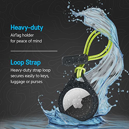 Protector AirTag Holder (Loop Black/Yellow)