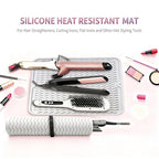 Heat Resistant Mat for Curling Iron (Grey)