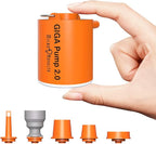 Portable Air Pump for Inflatables, Ultra-Light 2.8oz Rechargeable Mini Air by GIGAPUMP