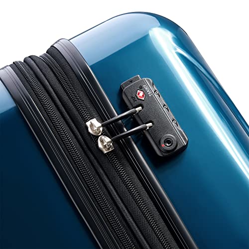 Helium Aero Hardside Expandable Luggage with Spinner Wheels (Teal / Carry-On Plus 21 Inch)