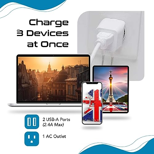 US to UK Plug Adapter (Snow White)
