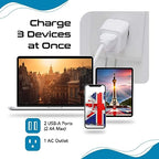 South Africa Travel Plug Set (Carbon White)