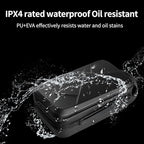 Large Carry Case Carrying Travel Bag for GoPro Max Hero 13 12 11 10 9 8 7 6 5 DJI Action 3 4 5 Osmo Pocket 3 Insta360 X3 X4 X5 Go3 Ace Pro AKASO Battery Charger Strap Mount Accessories (Large / Black)