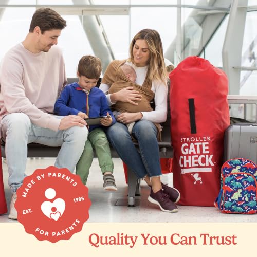 Gate Check Travel Bag for Umbrella Strollers (Red)