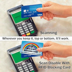 10 Pack RFID Blocking Card for Credit Debit ID Card (Rainbow)