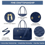 Travel Weekender Bags for Women (62-Blue / Large)