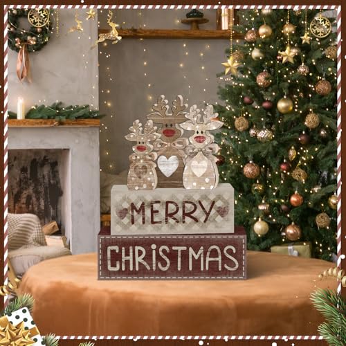Tiered Tray Decor Set (Reindeer)