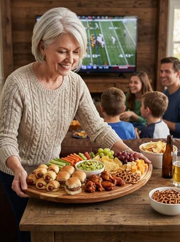 Giant American Football Charcuterie Board (Giant - 23.5x14 Inches)