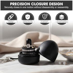 Waterproof Ring Holder Keychain for Travel & Gym (Vanilla / 1 pack)