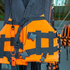 Whistle with Lanyard Safety Boat Whistle (Orange and Balck)