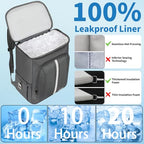 Cooler Backpack for Women Men (Grey)