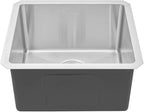 17 in. x 15 in. x 9 in. 16-Gauge Stainless Steel Undermount Single Bowl Bar - Image 5