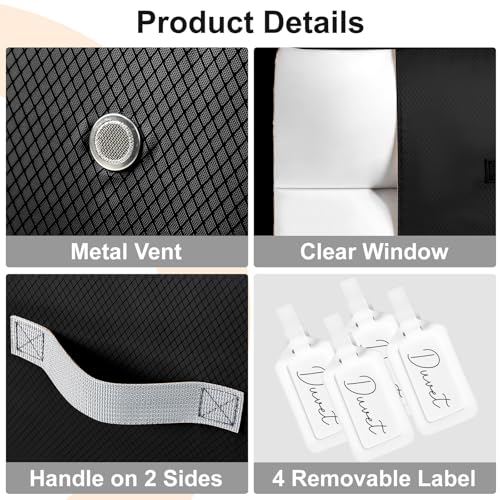 Comforter Storage Bag (Black / 130L (3-Layer Compression))