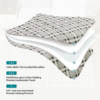 Weighted Blanket (16-white Checkered Pattern / 48" x 72" | 20lbs)
