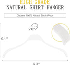 TOPIA HANGER Slim Wooden Hangers - Image 2