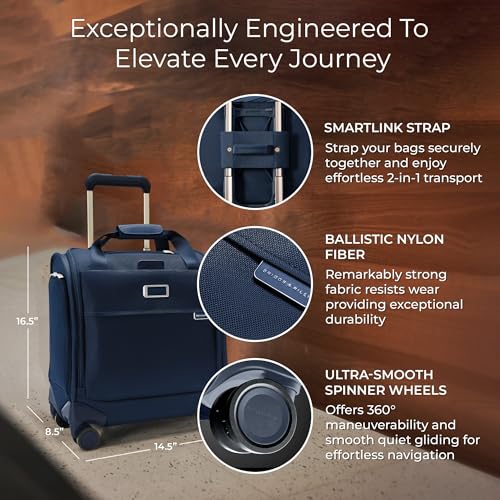 Cabin Spinner (Navy / 16" Underseat Cabin Bag)