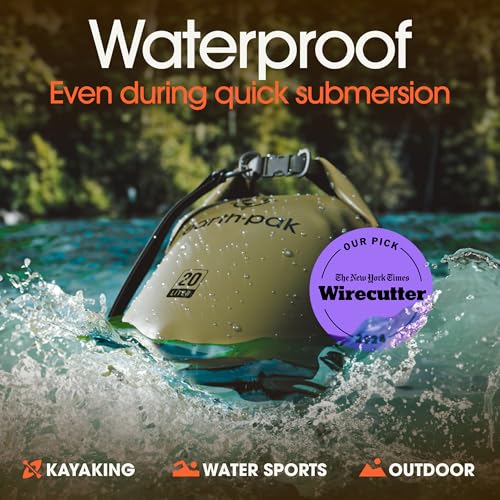 40L Waterproof Dry Bag Backpack (40L / Forest Green)