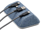 Magnetic Cord Holder (Large / Blue Jeanie)