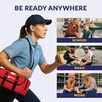 Complete Emergency Response First Aid Kit Trauma Bag (Red)