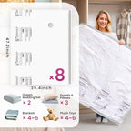 Vacuum Storage Bags 8 Pack (8 XXL)